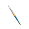 Princeton™ Snap!™ Series 9850 White Taklon Short Handle Round Brush